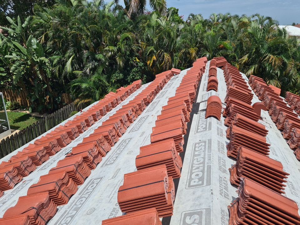 Residential Roofing Installation using Eagle Roofing Tile by BLUES BROTHERS ROOFING