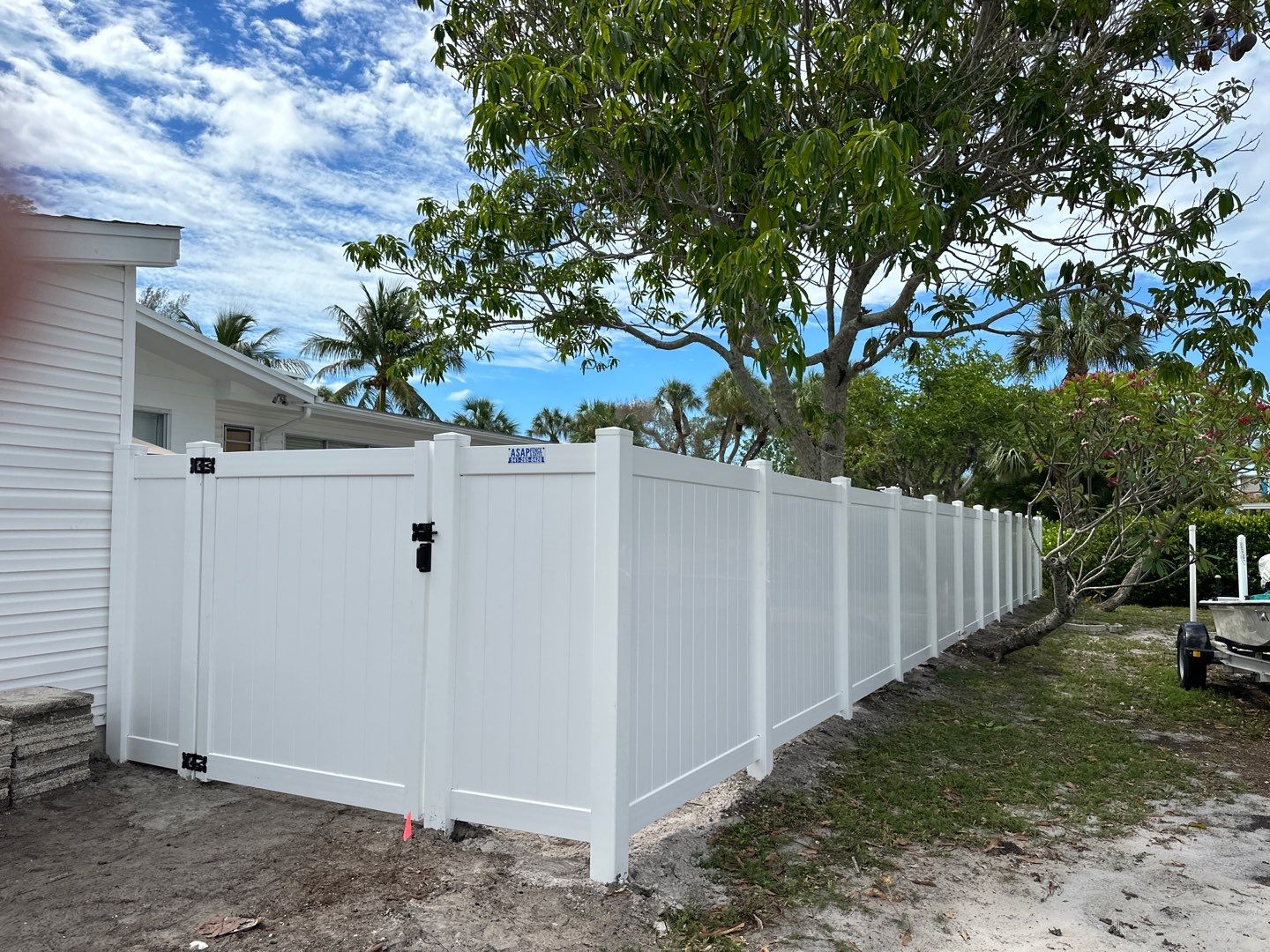 Vinyl Fence Installation using Vinyl Privacy Fence  by Asap fence and gates, LLC