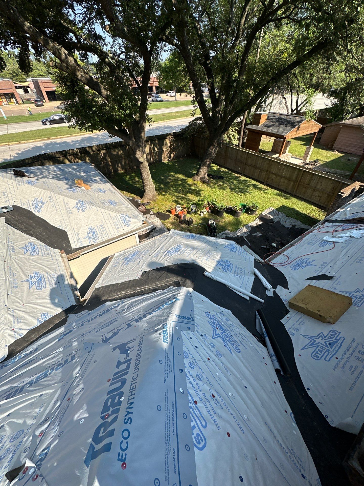 Project in Houston by Motion Roofing