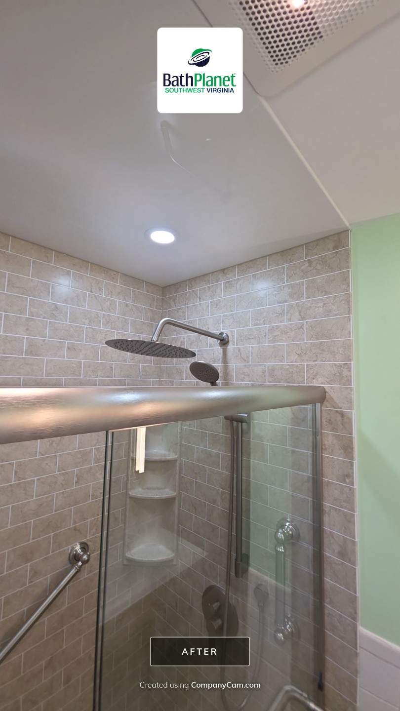 Tub to Shower Remodel by BathPlanet SW Virginia