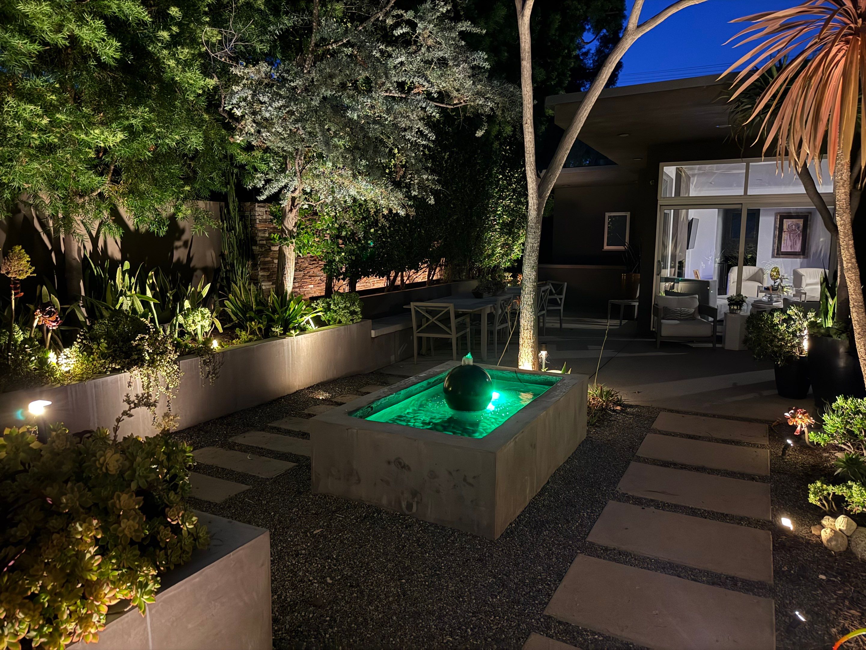 Pasadena Outdoor Living Space Transformation by Outdoor Lights + Shades