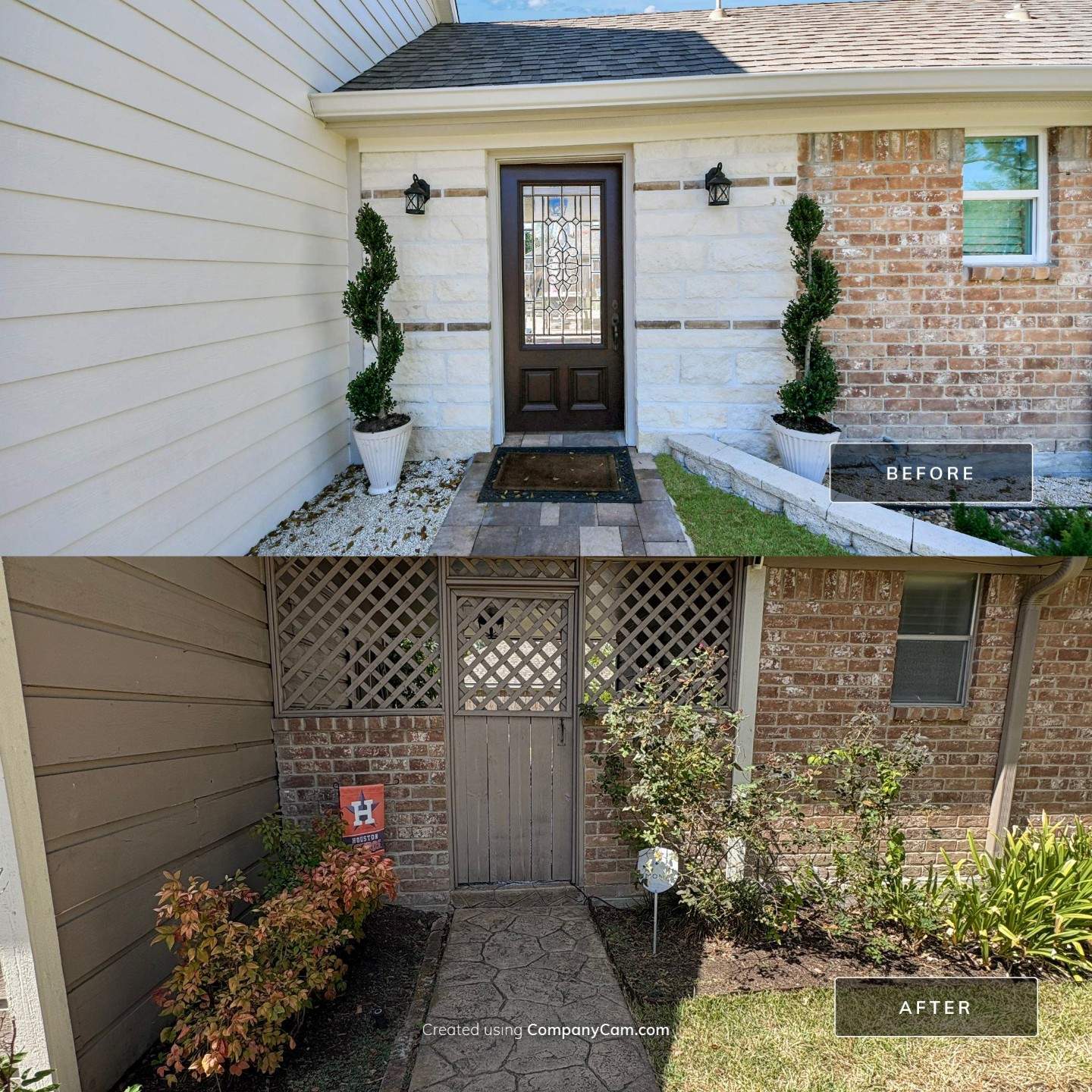 Exterior Home Makeover — Designed to Last by Texas Urban Elements
