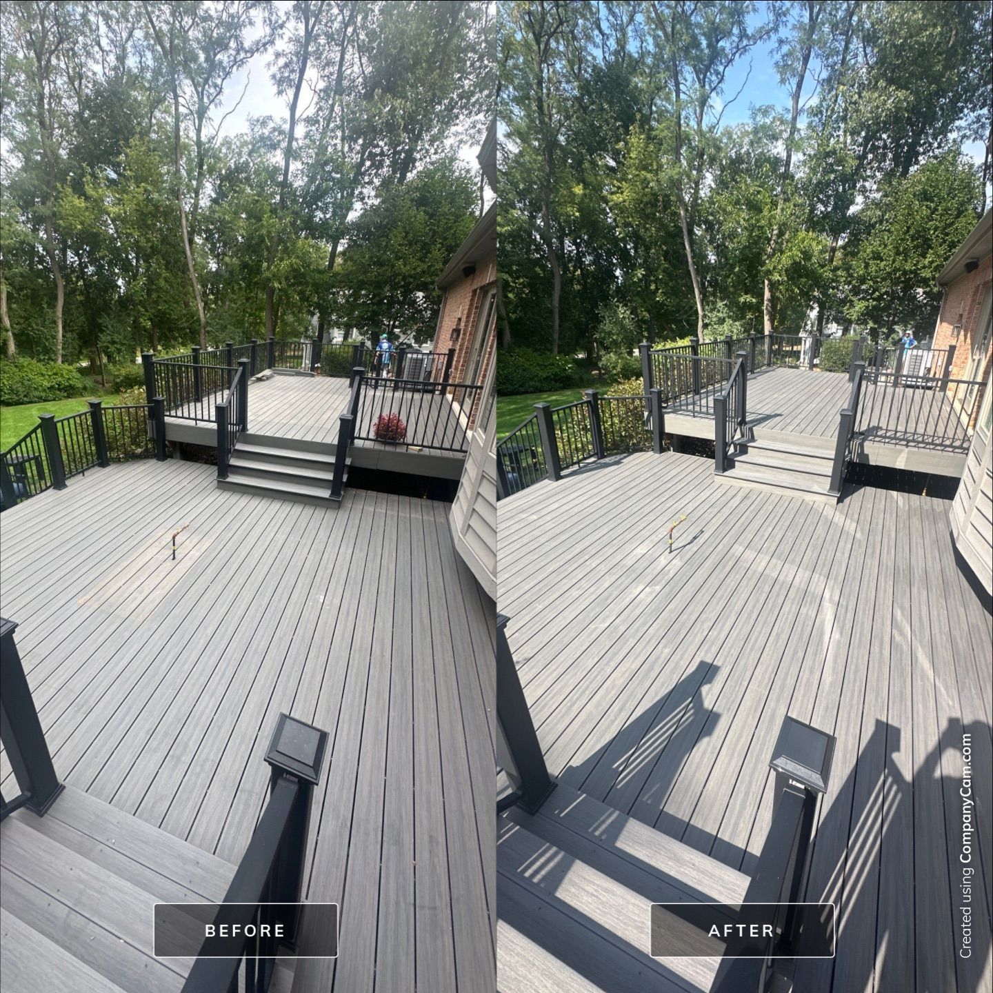 Project in Crystal Lake by Simmons Power & Soft Washing