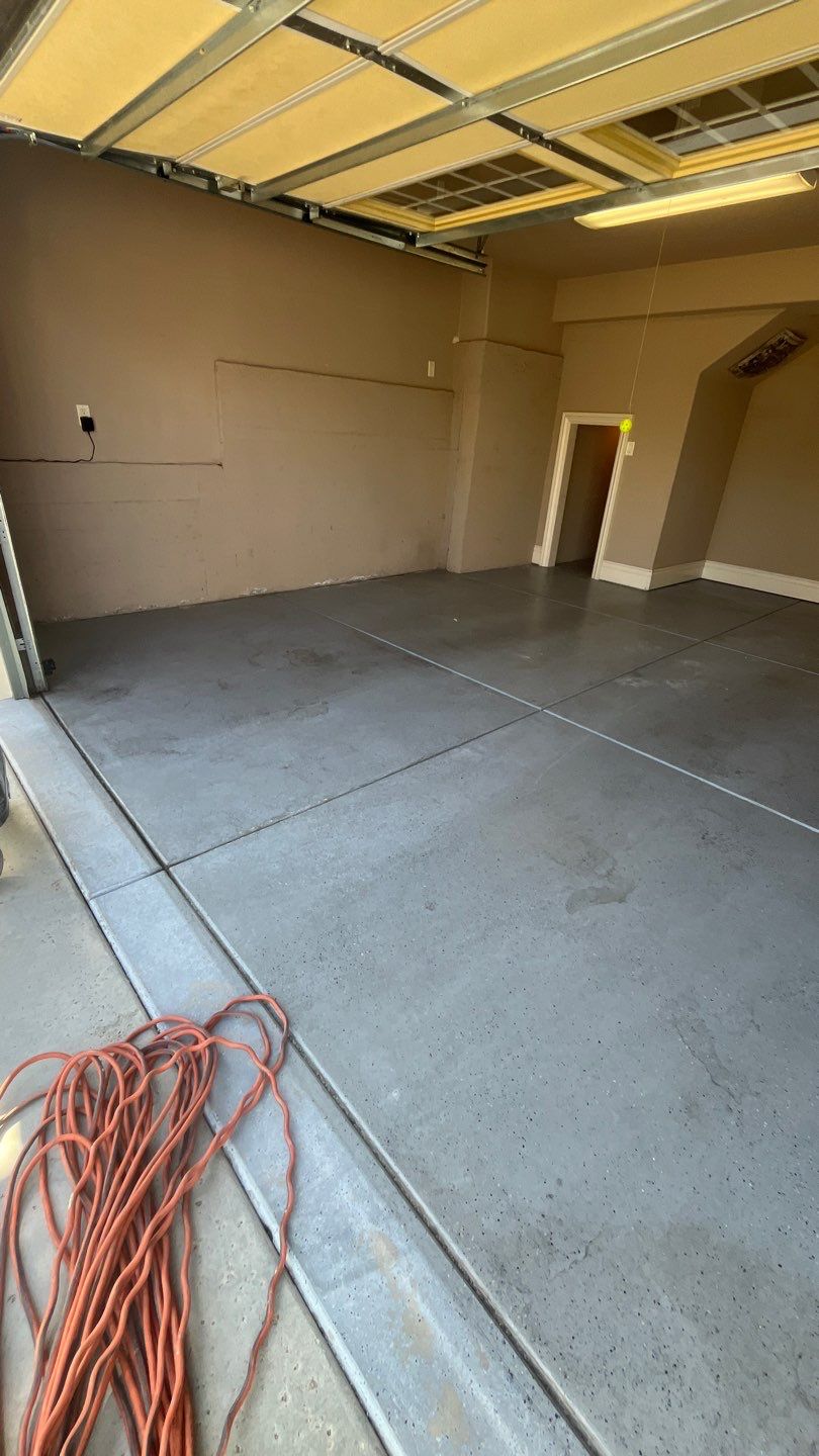 Garage Concrete Coating in Angels Camp by Lancaster Painting