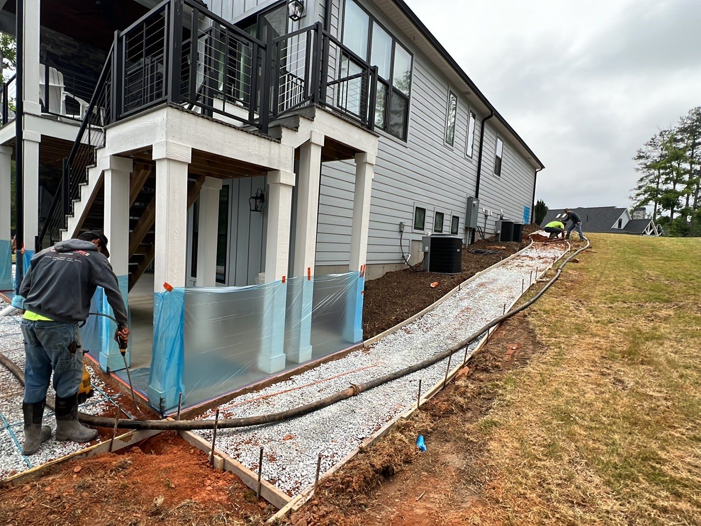 Stamped Concrete Patio by Xtreme Concrete Services