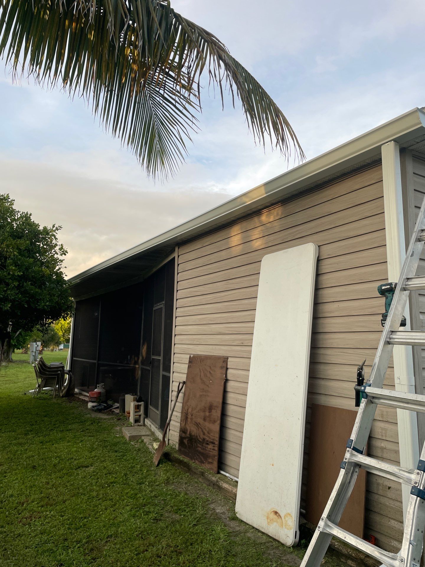 Custom 7-Inch Aluminum Gutters in Fort Myers FL by Gutter Professors