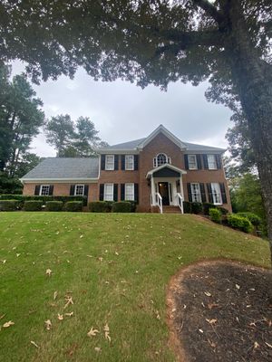 Custom Portico Construction and Siding Replacement in Alpharetta
