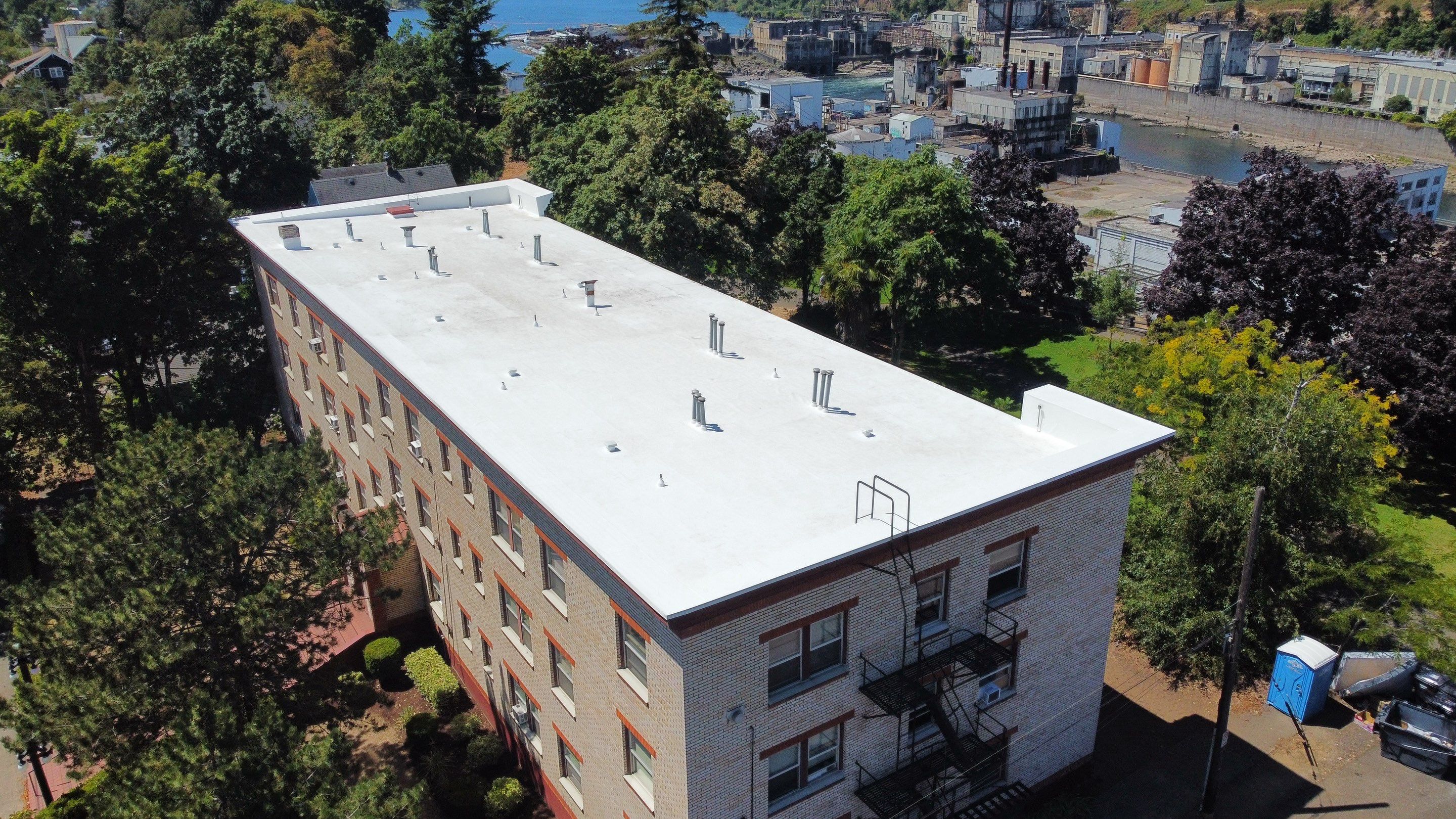 Commercial Roofing Installation using TPO by Vitan Construction LLC 