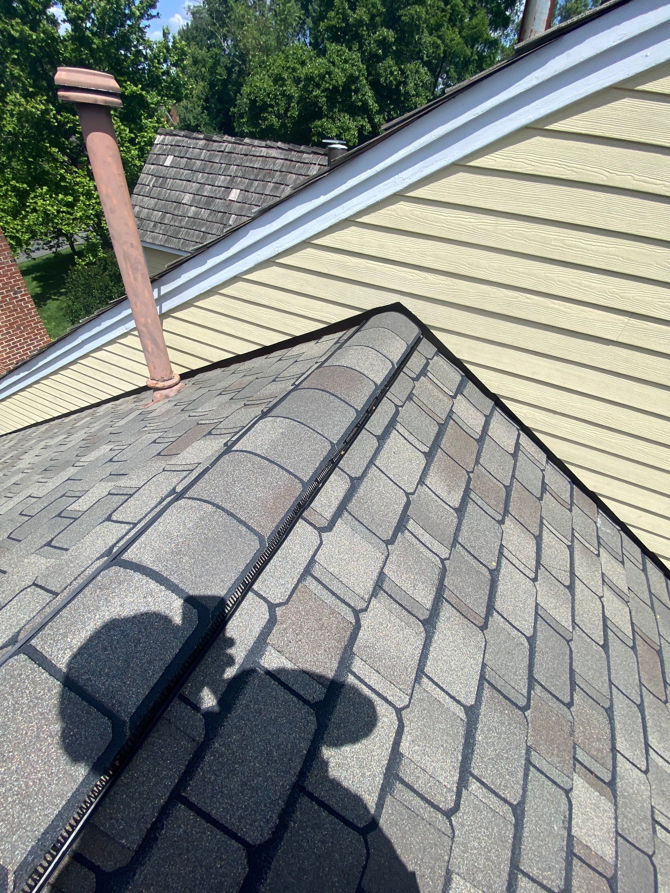 Arlington: CertainTeed Grand Manor Designer Shingles in Weathered Wood by RM Banning, Inc.