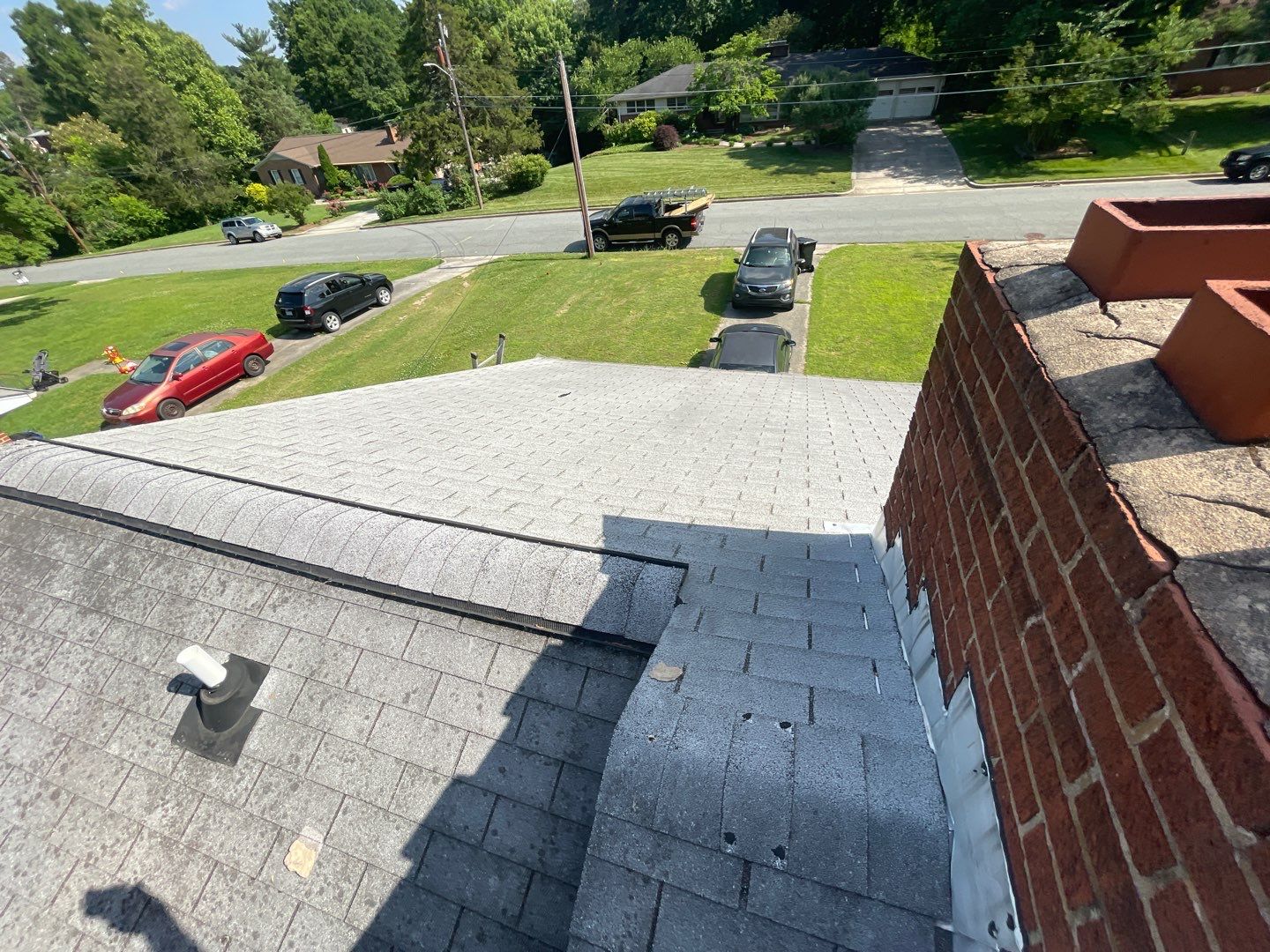 Carolina Blue Standing Seam Roof by Just In Time Roofing and Restoration