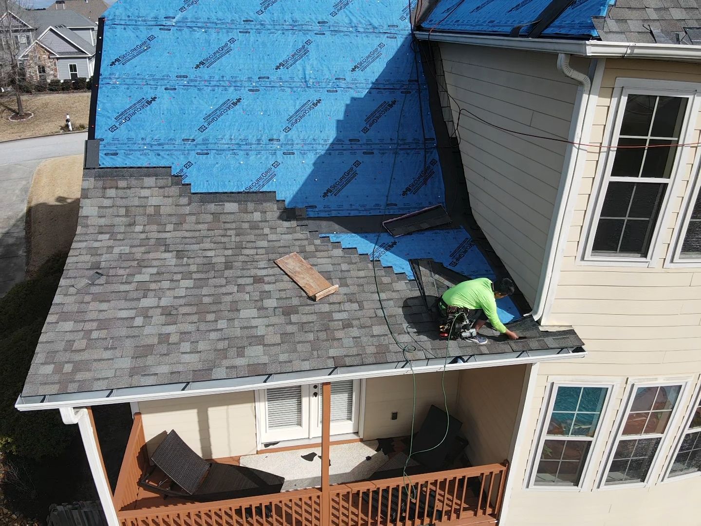 Residential Roofing Installation using Owens Corning by Inspector Roofing and Restoration