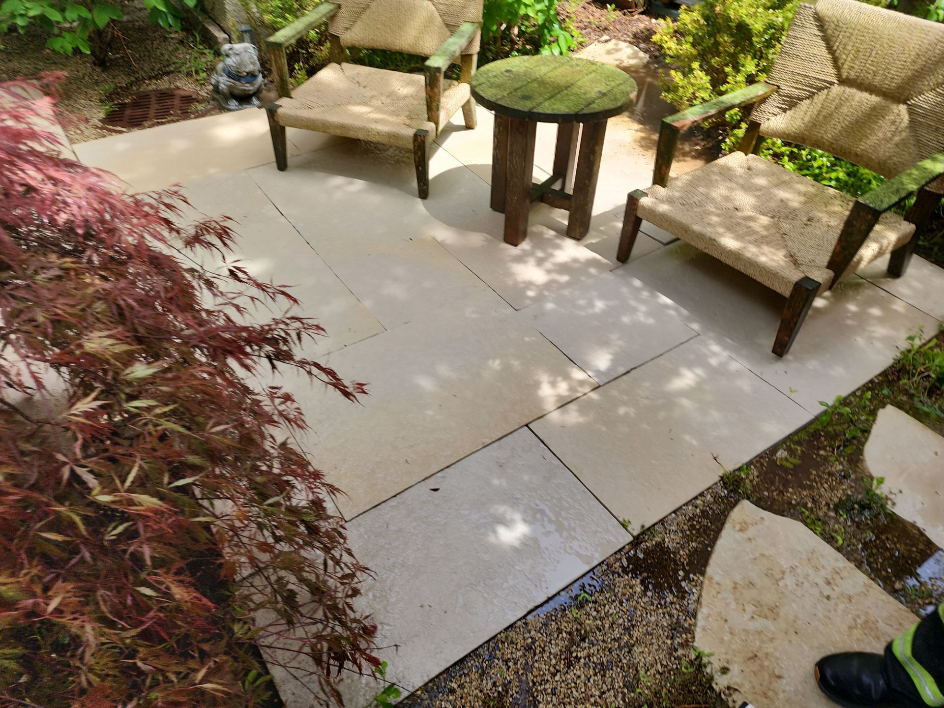 Natural Stone Surface Pressure Washing by Northern Power Washing LLC.