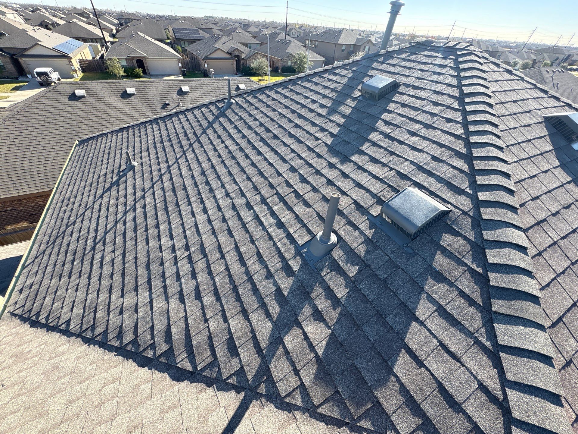 Residential Roof Replacement using GAF NATURAL SHADOW - WEATHERED WOOD by Elite Roofing LLC