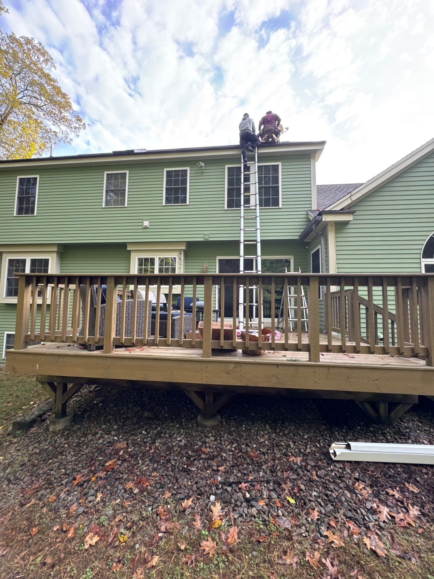 Pipe Boot Leak Repair & Gutter Replacement | Littleton, MA by Mighty Dog Roofing of Greater Middlesex County