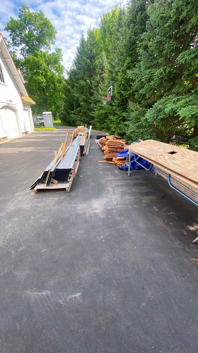 Cedar Shake Roof Replacement with Half Round Gutter Installation by Custom Installations