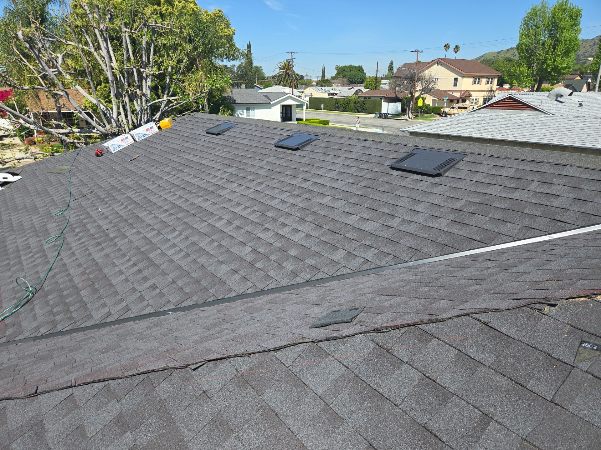 Residential Roofing Installation using Owens Corning Duration Cool Shingles by Hull Brothers Roofing