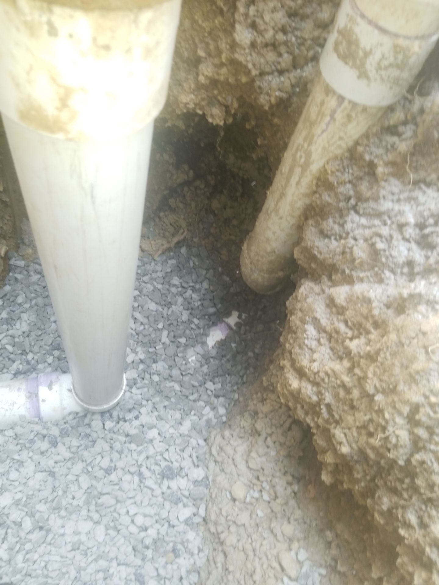 House Trap Replacement and new cleanout using 4" pvc by Sureway Comfort John Wilcox Plumbing Heating Cooling