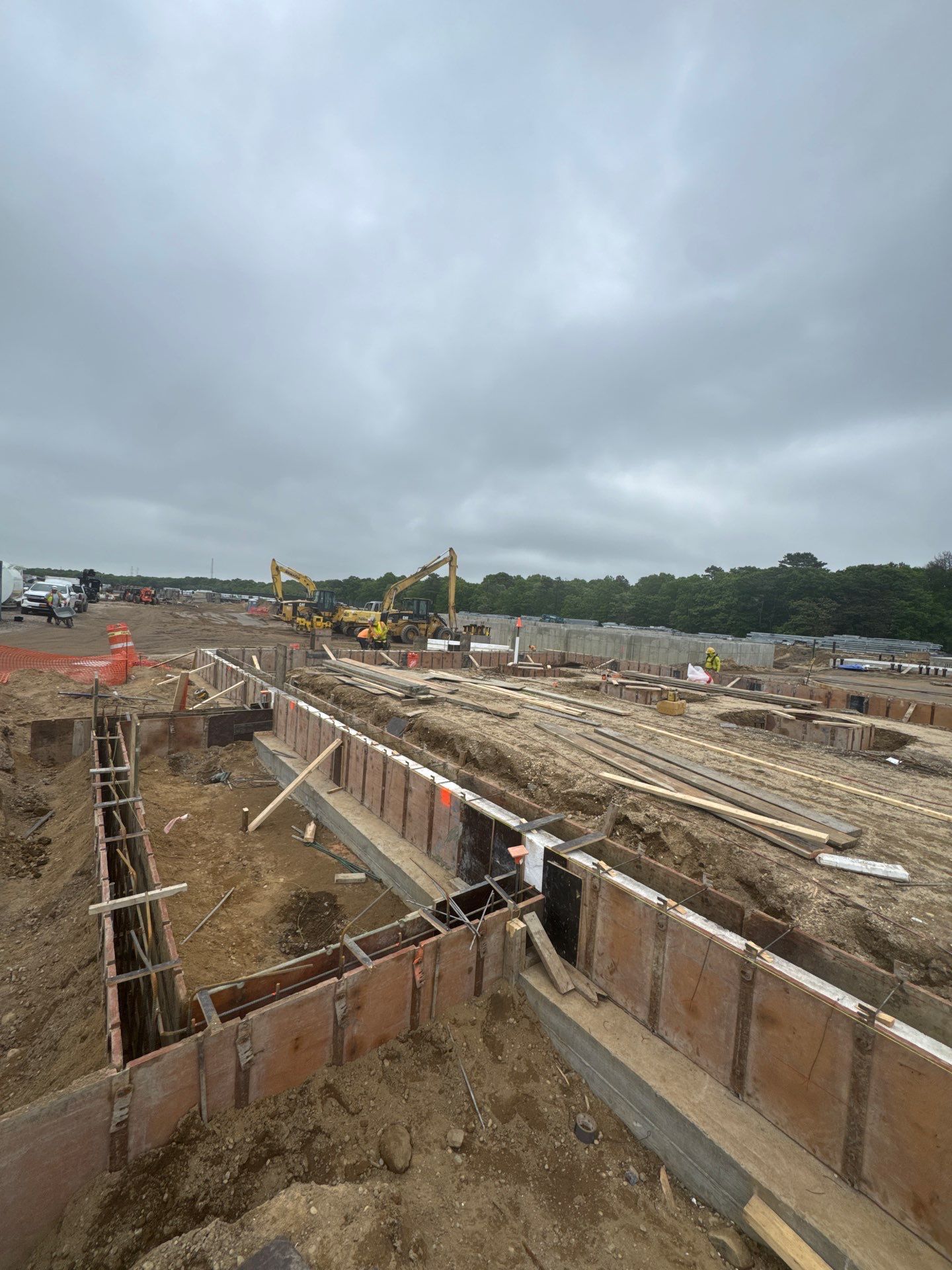 Project in Yaphank, NY by Concrete Works Corp