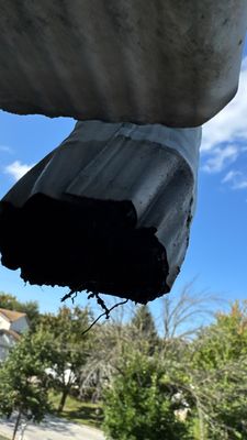 Turtle Shell gutter protection installation in Naperville, IL 60565, photograph 13