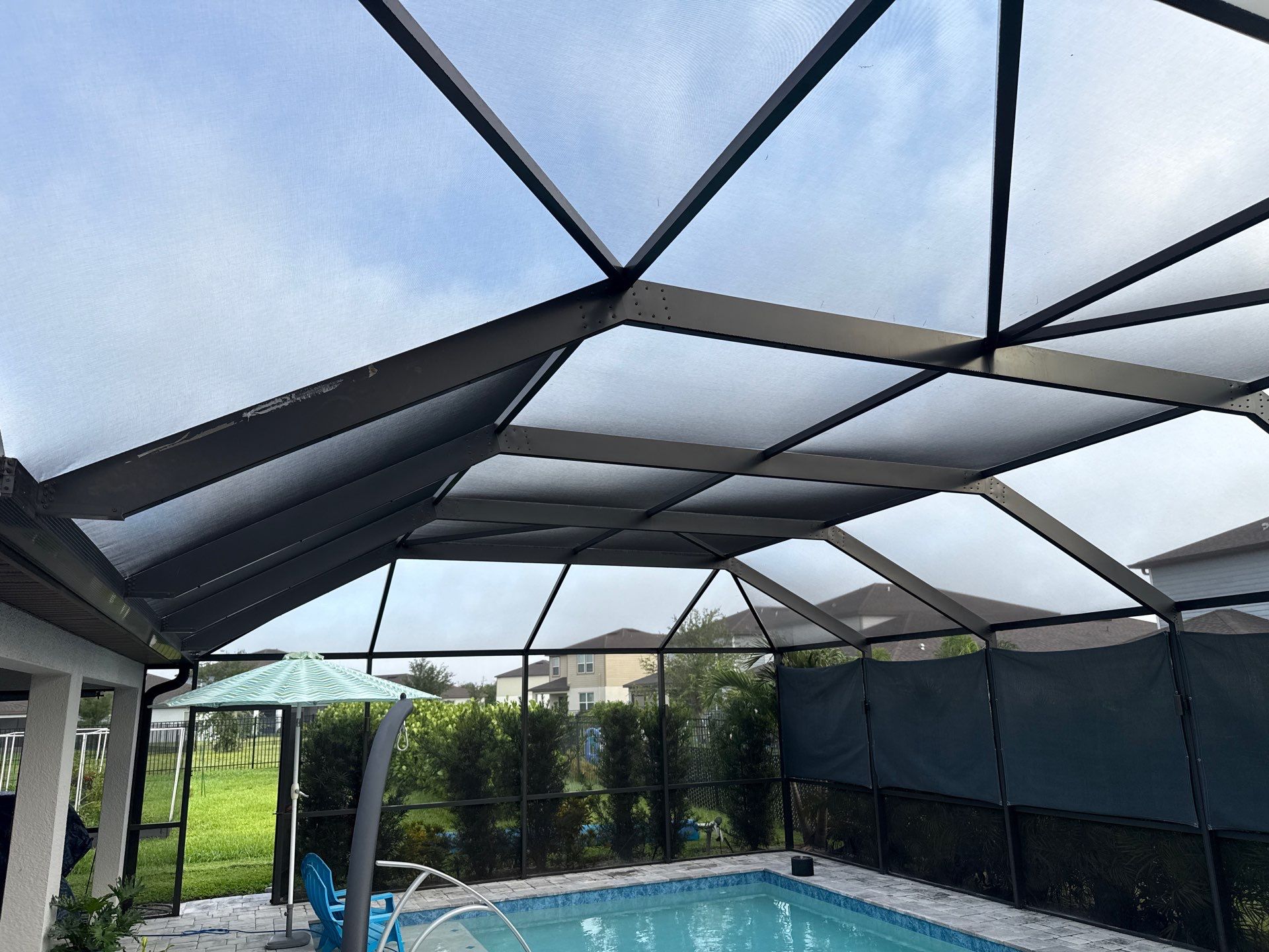 Paver Pool Deck & Screen Enclosure Cleaning – North River Ranch, Parrish, FL by Sunshine AquaWash