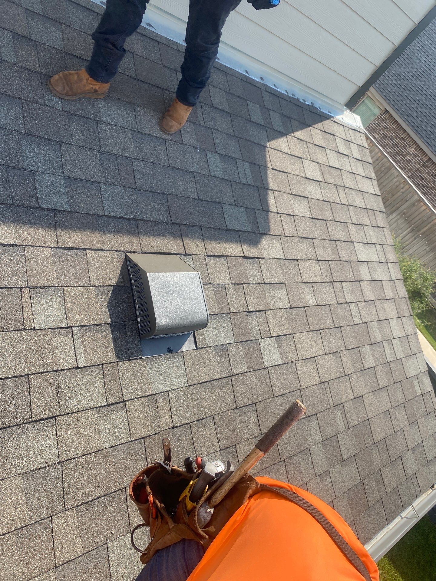 Hail Damage using Owen's Corning Duration (Lifetime) Shingles by Roof Repair Company