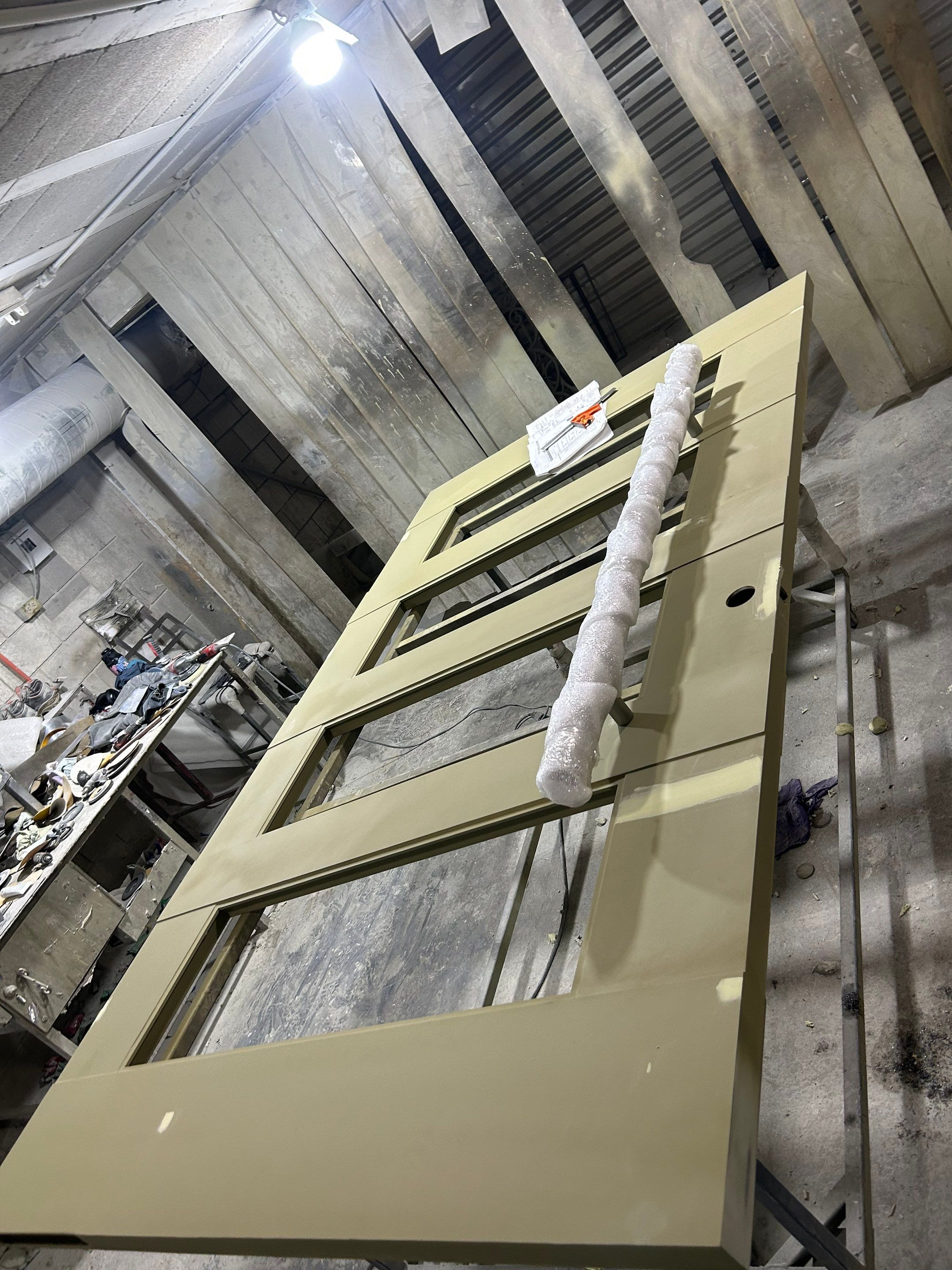 Modern Metal and Glass Entry Door Fabrication and Installation by Solara Custom Living