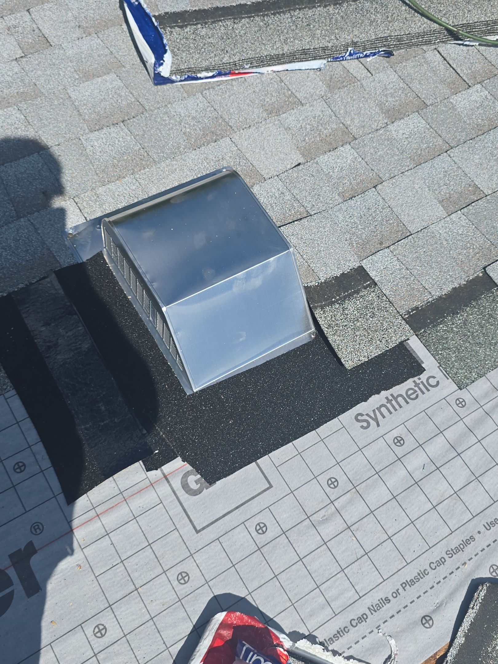 Residential Roofing Installation using GAF Timberline HDZ Fox Hollow Grey by Rainstoppers Roofing