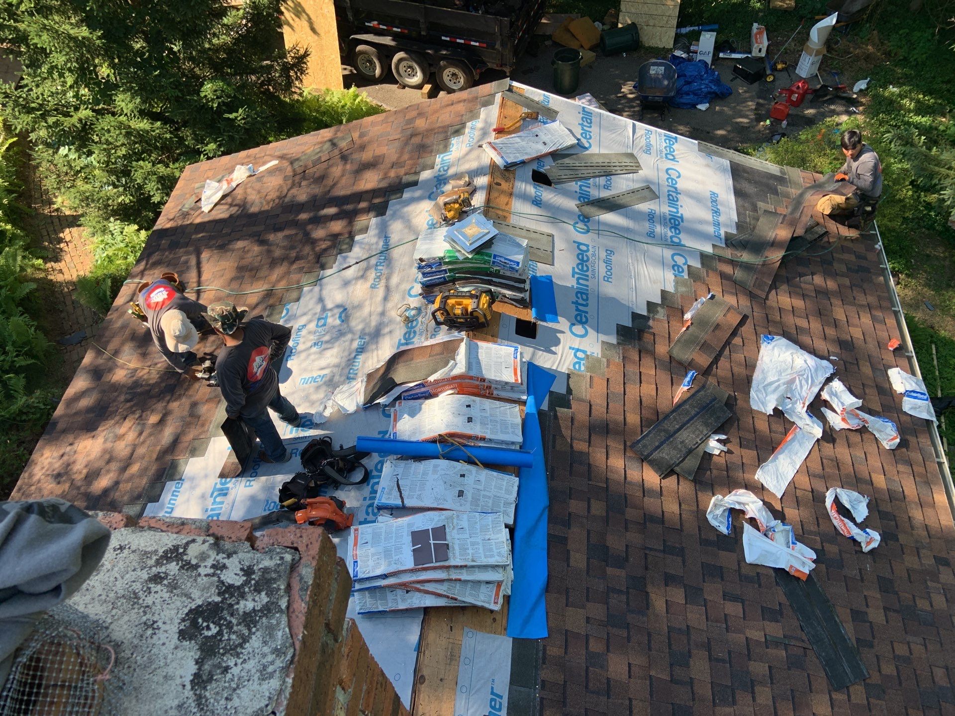 Roof Replacement using CertainTeed Landmark by 180 Contractors