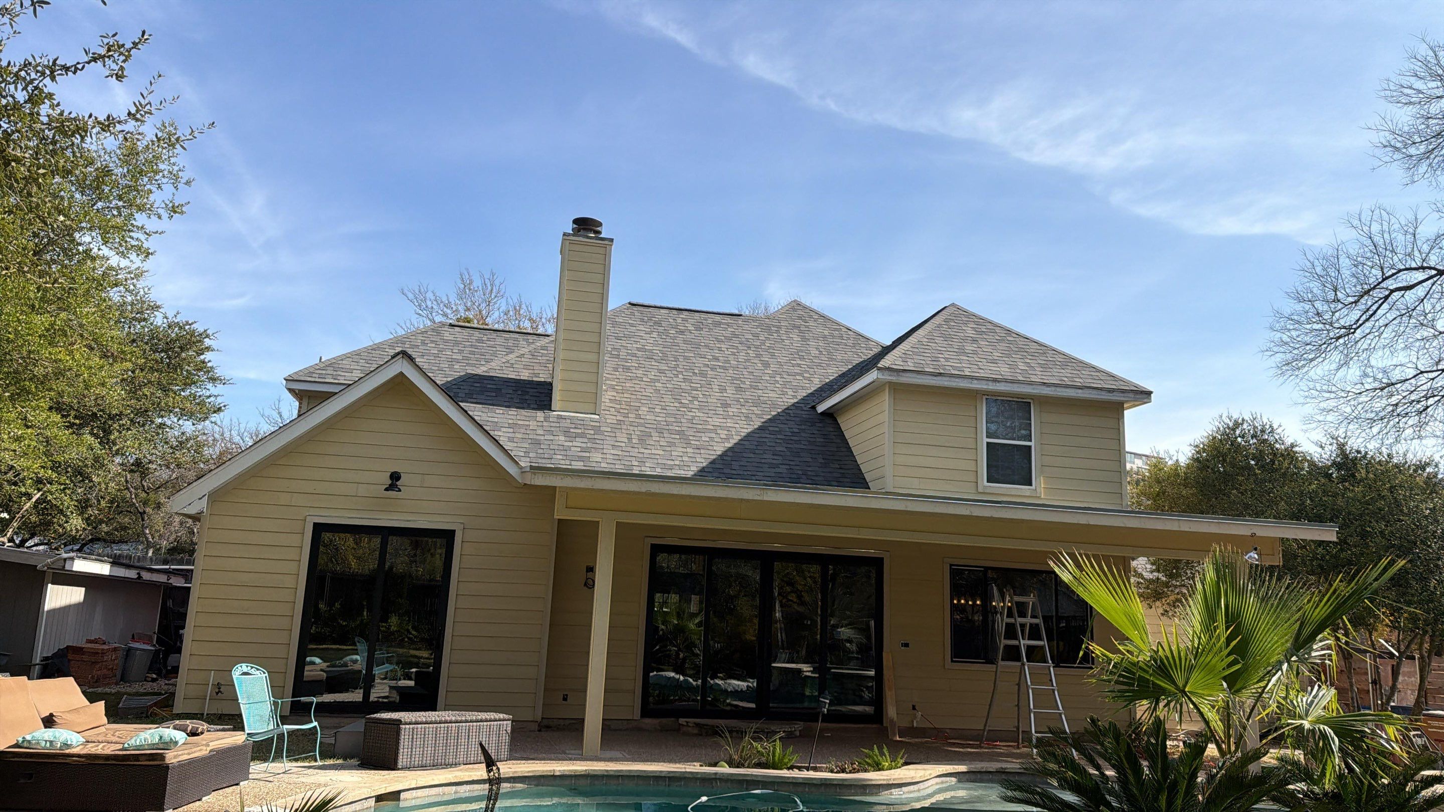 Residential Roof Replacement using Owens Corning - Duration - Estate Gray by Action Exteriors Austin