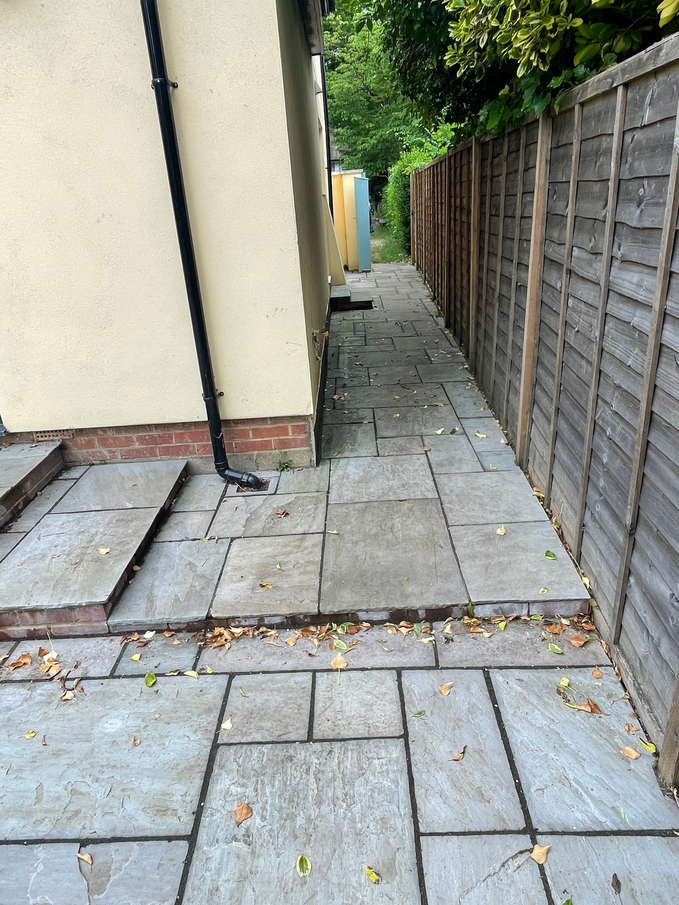 Patio Clean using honda 21 ltr/min by Ges Exterior Cleaning ltd