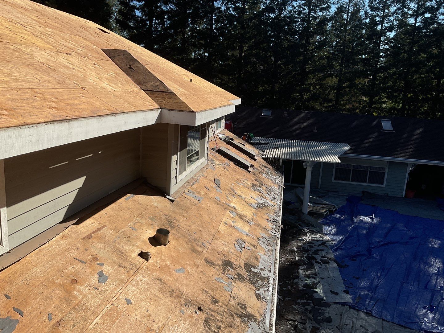 Residential Roofing Installation using Owens Corning Roofing Shingles by Byers Enterprises 