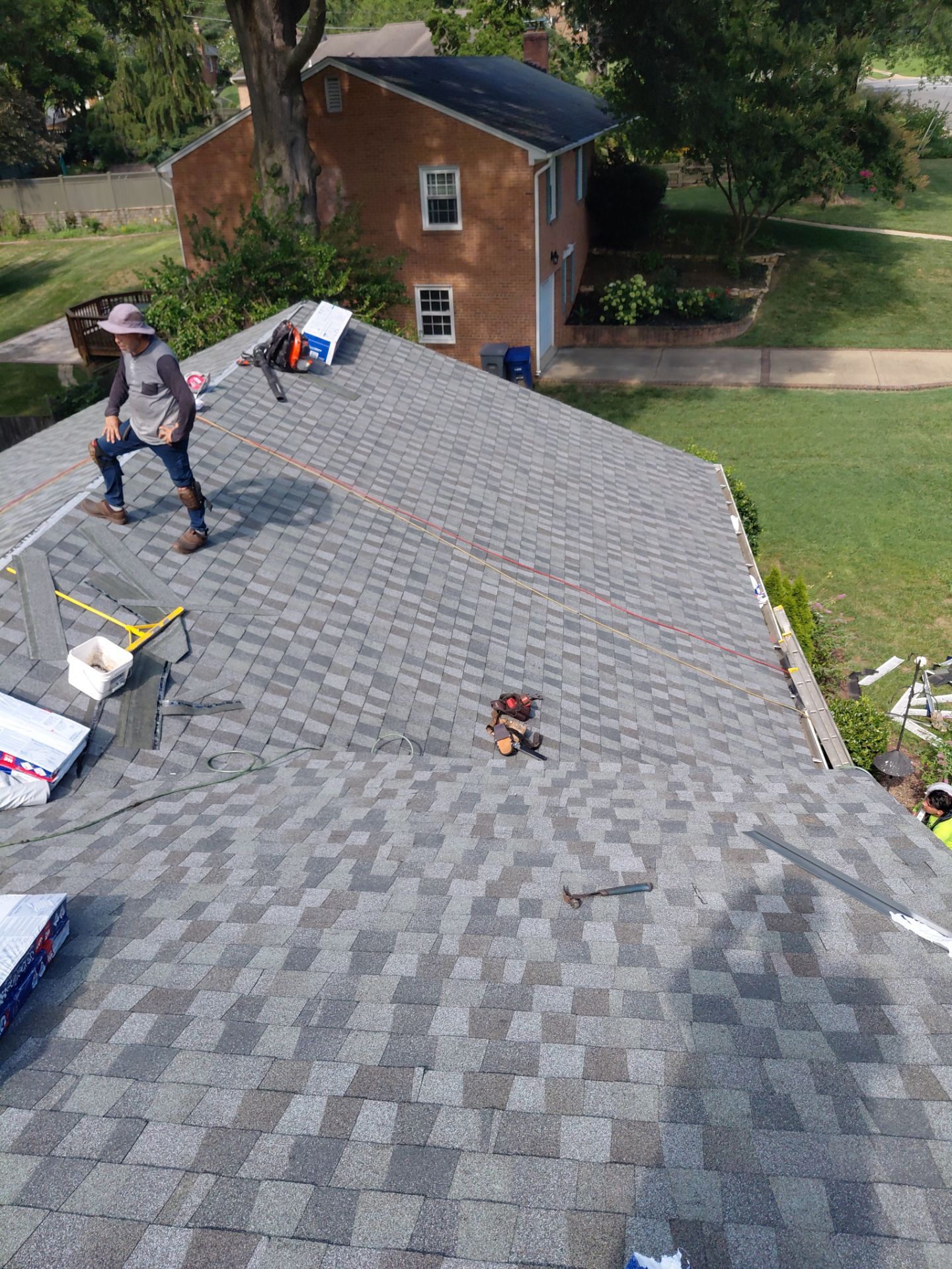 Alexandria: Residential Roof Replacement with GAF Timberline HDZ in Nantucket Morning by RM Banning, Inc.