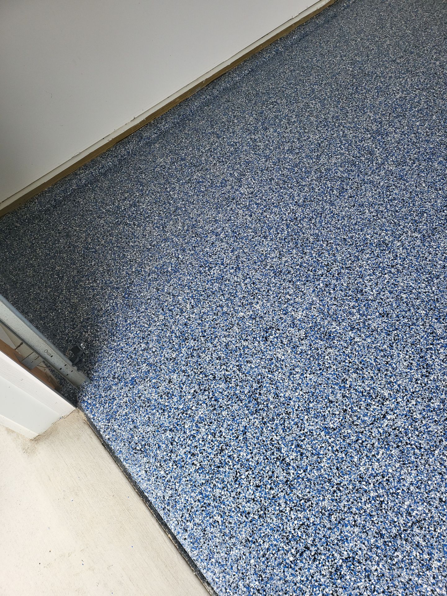 Orbit Flake Garage Floor  by Level 10 Coatings