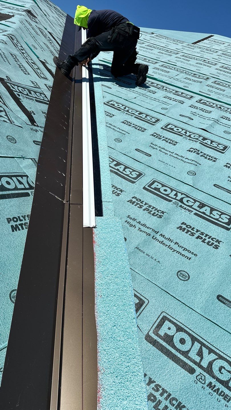 Residential Roofing Installation using Standing Seam Metal Roof in Cape Coral, FL by International Roofing