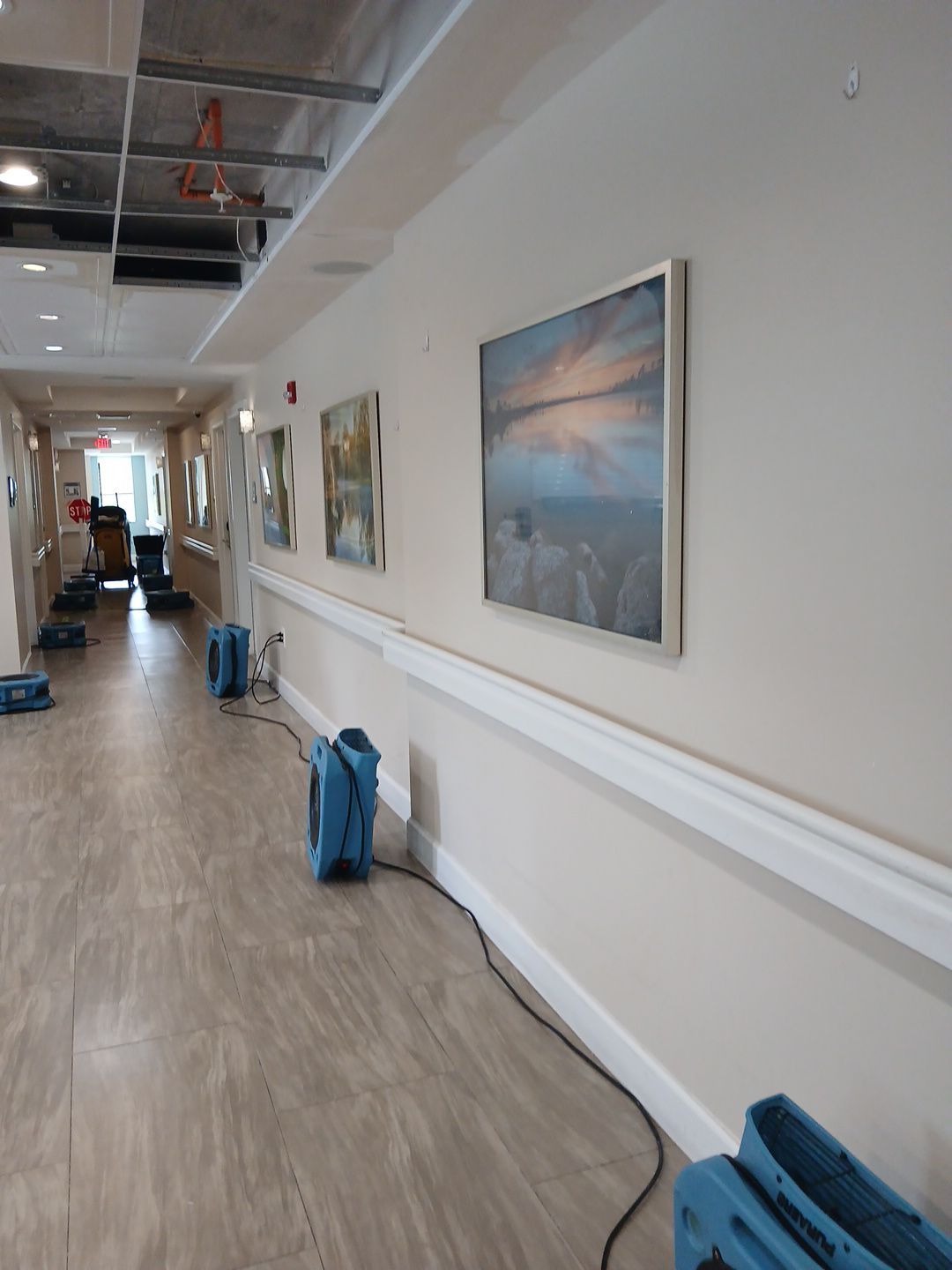 Commercial Water Damage Mitigation and Floor Drying in Boynton Beach by SuperClean