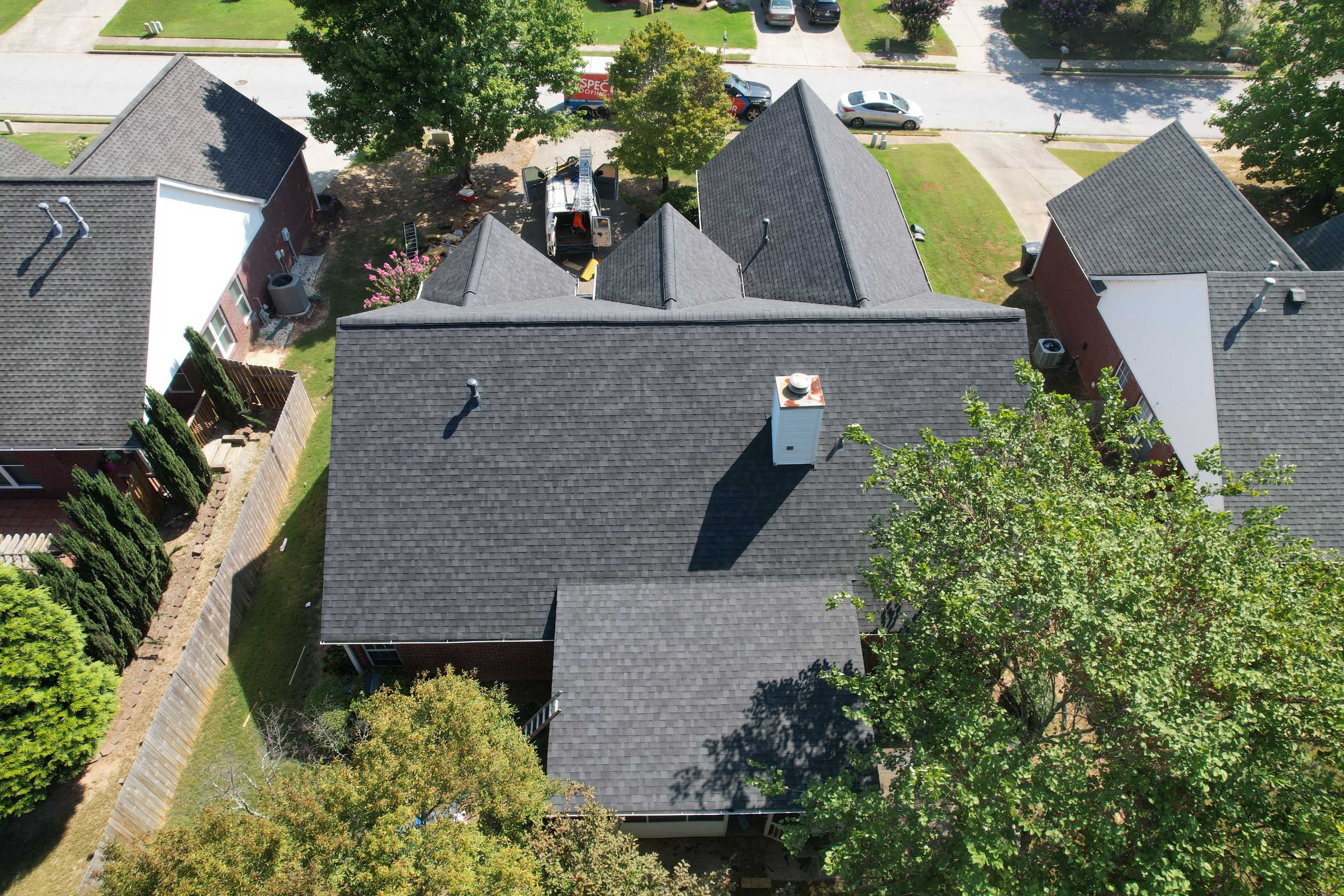 Residential Roof Replacement using Owens Corning Onyx Black by Inspector Roofing and Restoration