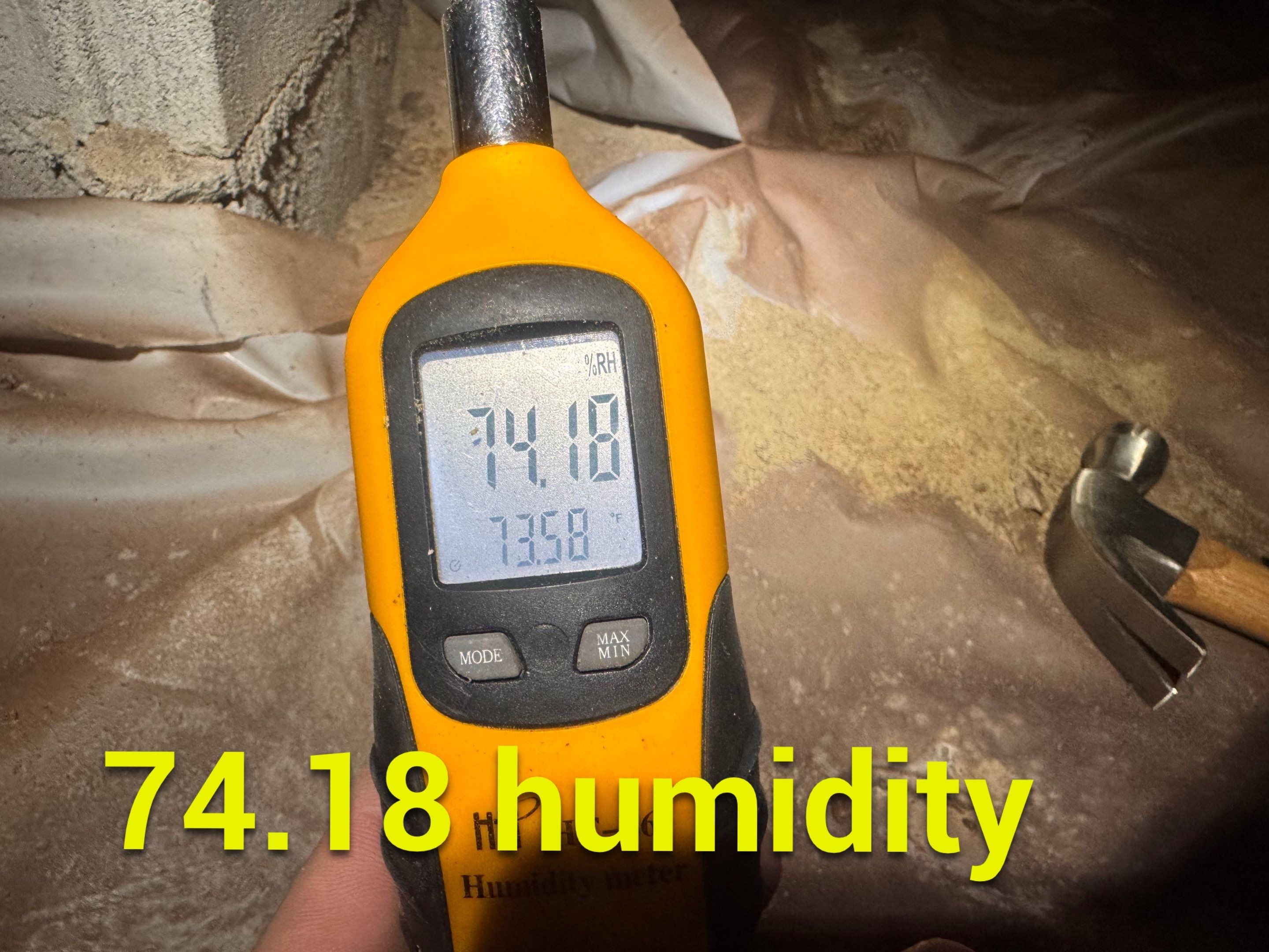 Moisture Barrier, Mold Clean, Structural Repair, Dehumidifier, R19 Insulation. by Impact Crawlspace