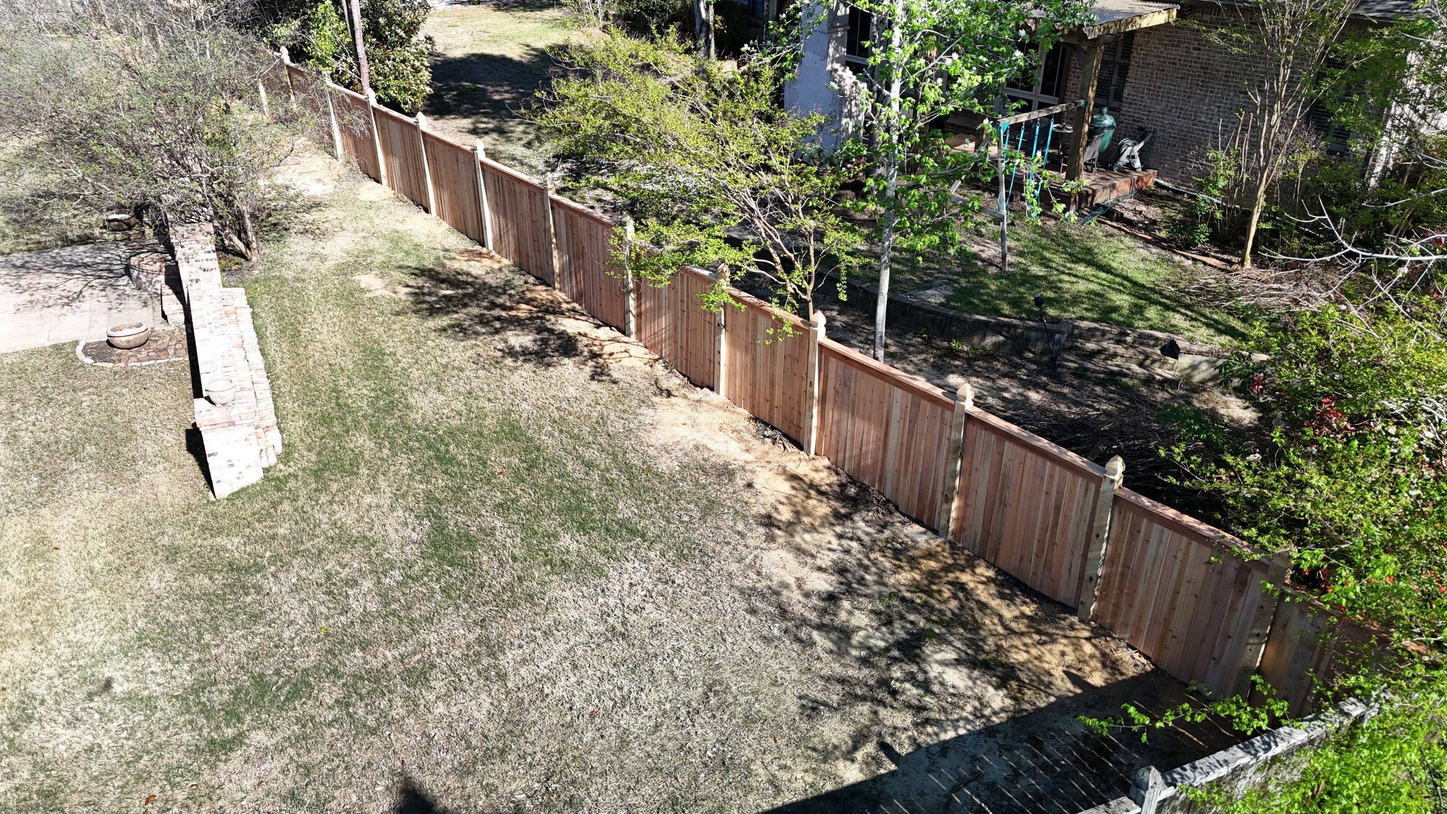 6’ Cedar Good Neighbor 6x6 French Gothic by Roberson Construction LLC