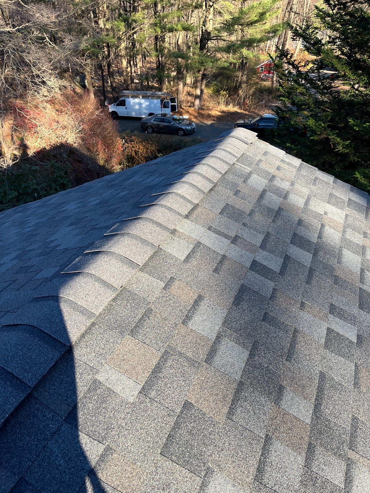 Residential Roofing Installation using Owens Corning TruDefinition Duration AR - Williamsburg Gray by A Plus Exterior