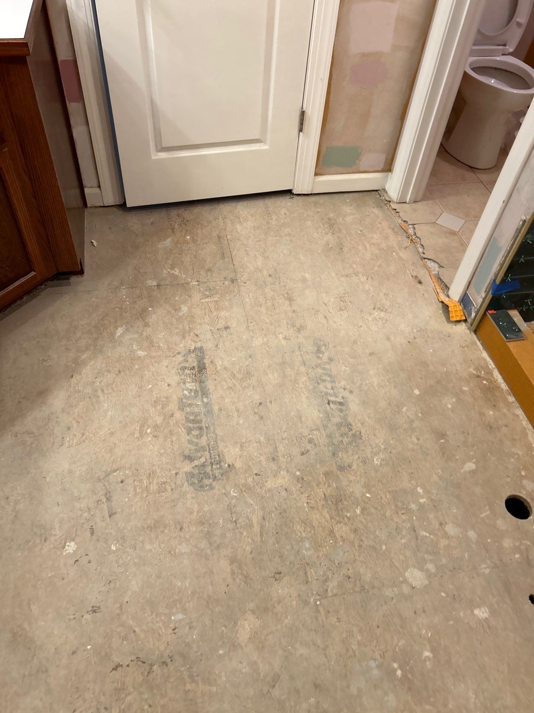 Tub to shower conversion  by Footprints Floors of Nashville