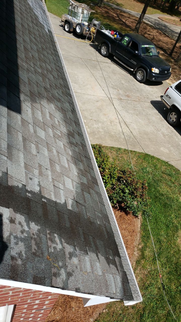 House Wash using cleaner by Power Wash Masters LLC