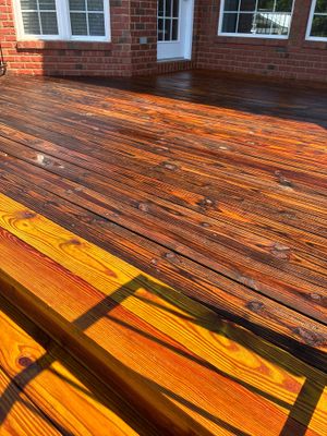 Deck using Wood Sealant