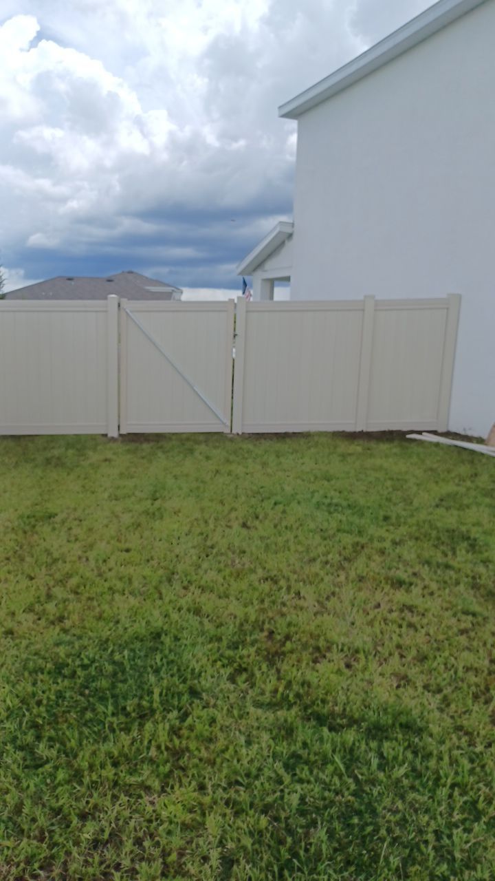 Parrish, FL White Vinyl Privacy Fence  by Asap fence and gates, LLC