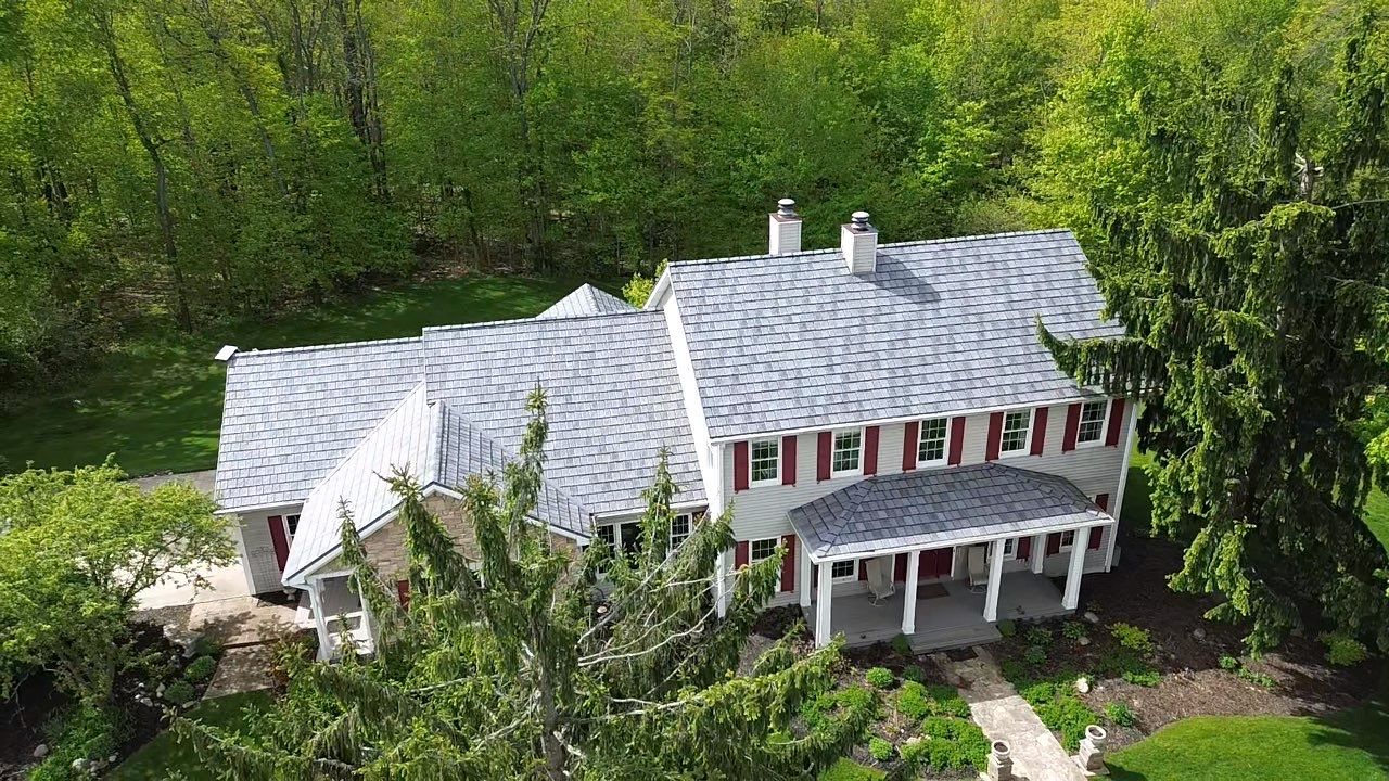 EDCO ArrowLine Slate Metal Shingles | Churubusco, Indiana by 4Ever Metal Roofing