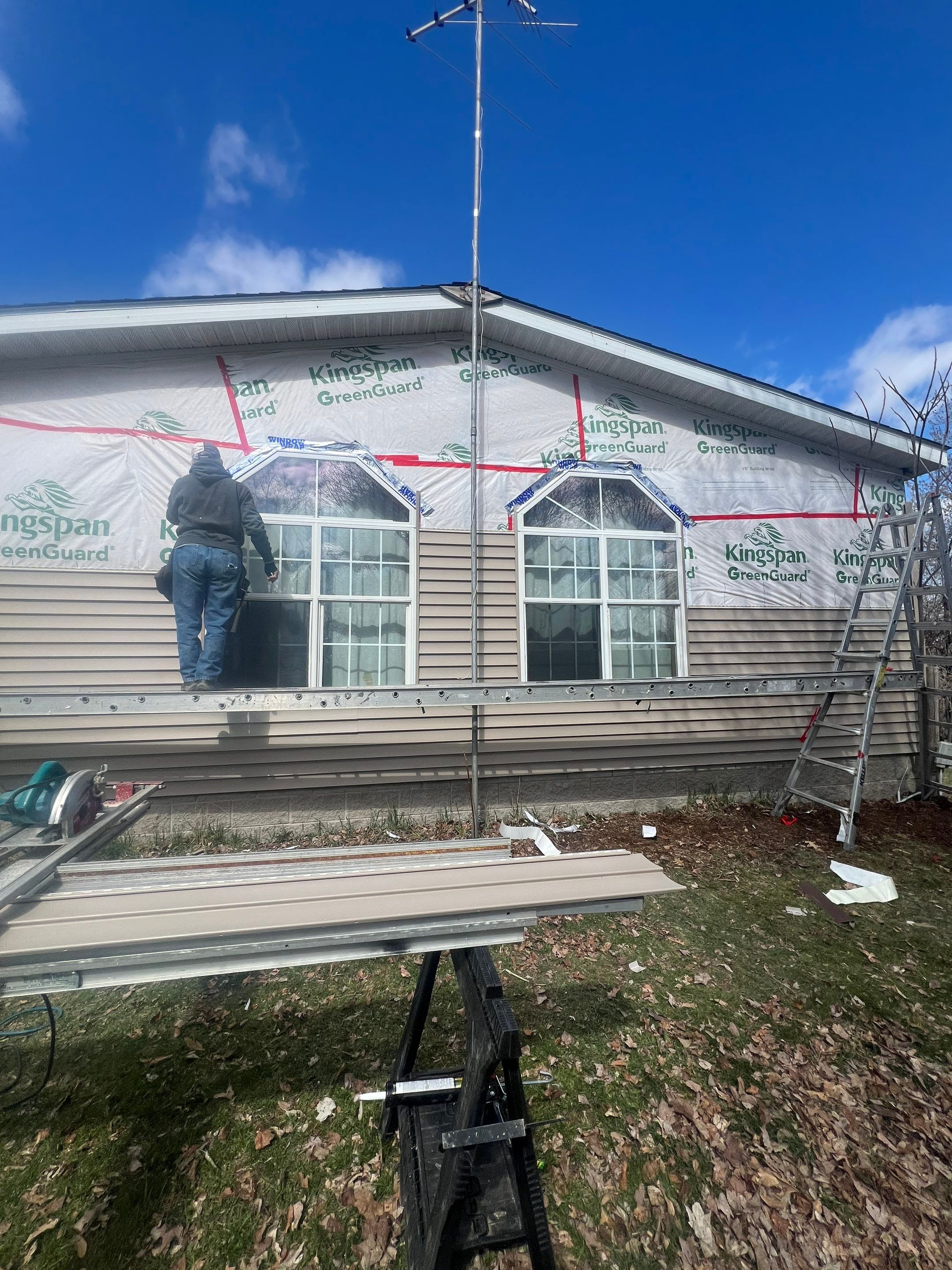 Total exterior remodel. Brook Park Mn by Koska construction llc