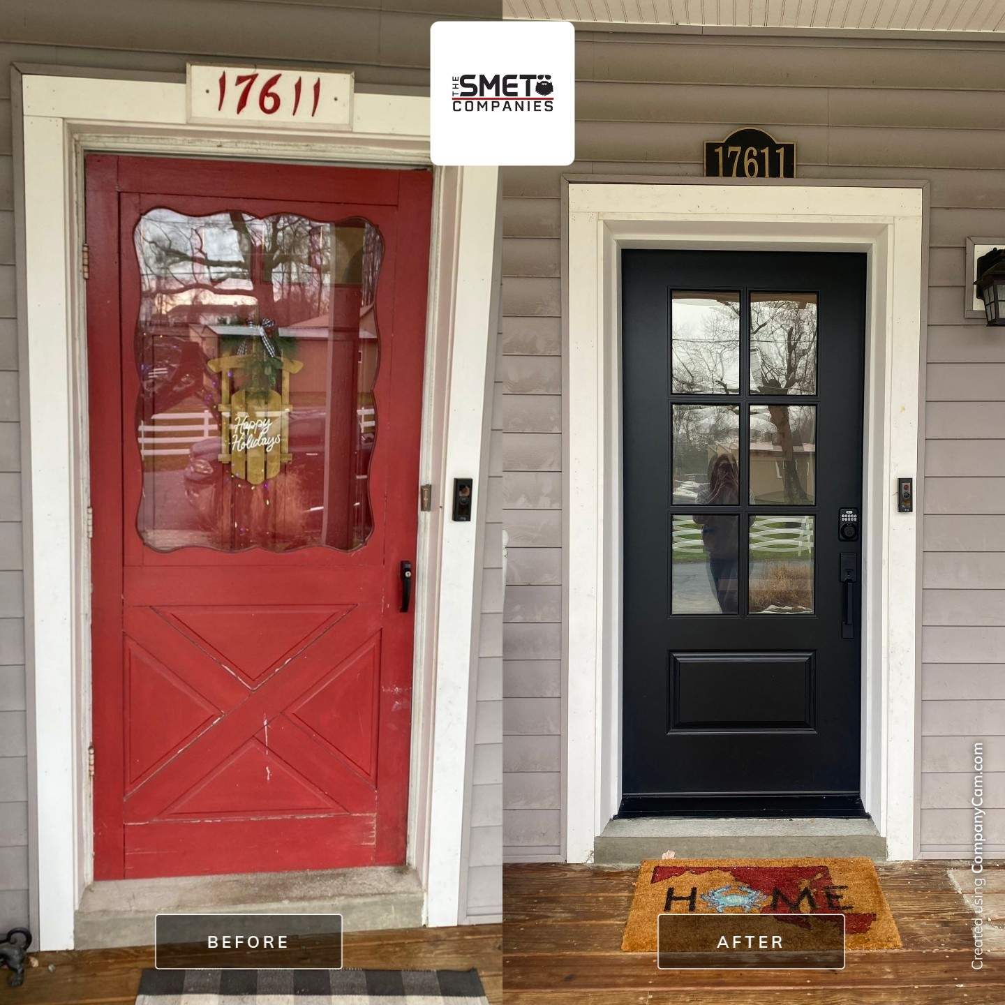 Front Door Transformation by The Smet Companies, LLC