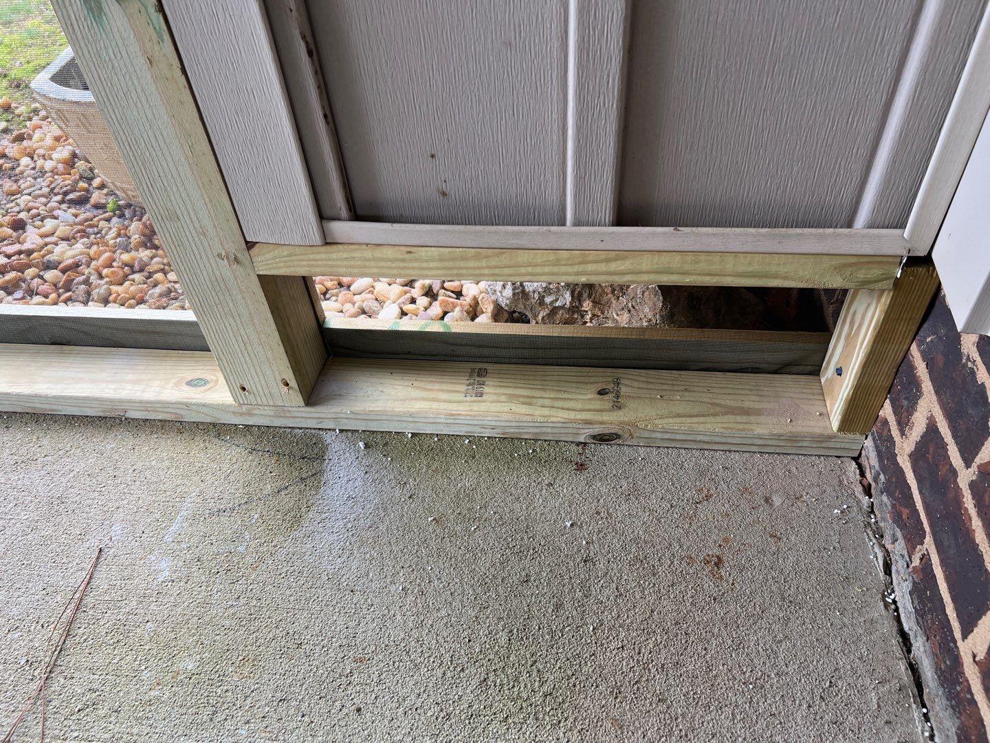 River Valley Road - Screened Porch Install  by Pillar and Pine