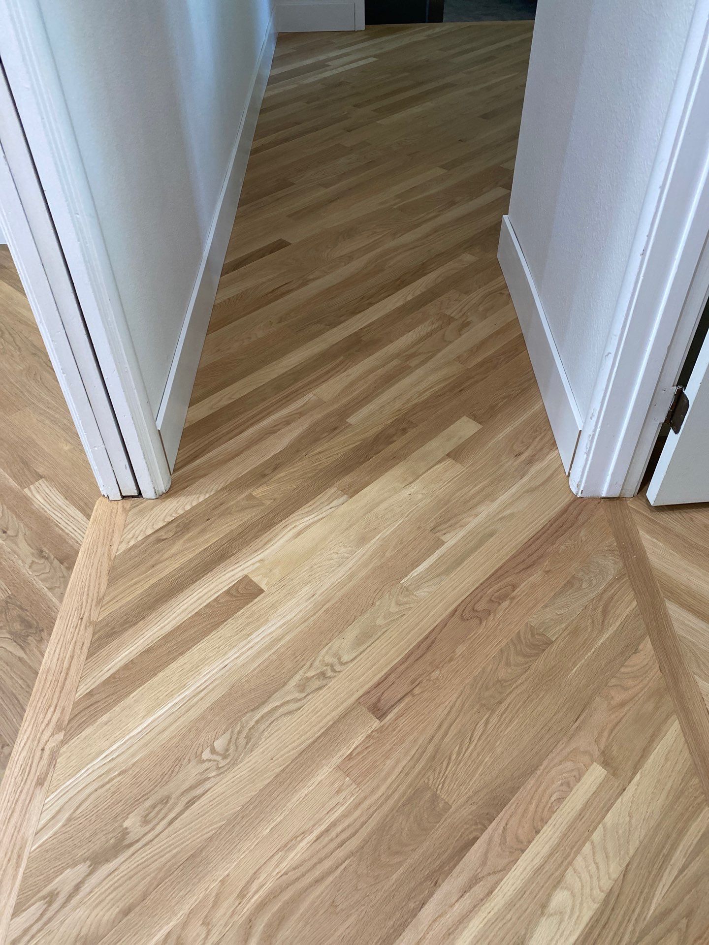 White Oak Installation and Refinish by Footprints Floors South Sacramento