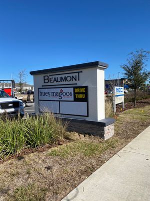 Monument Sign for Beaumont