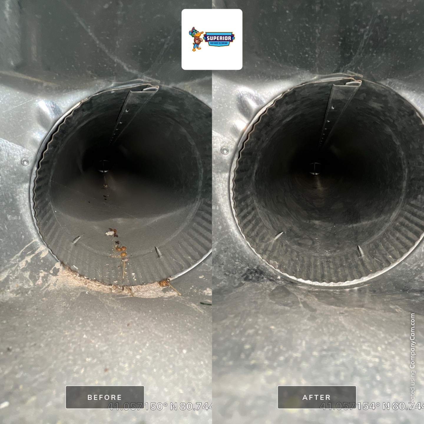 Air Duct Cleaning With a Vacuum Truck in Canfield, OH by Superior Air Duct Cleaning